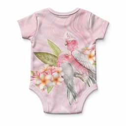 Aussie Nurse RN Pink Cockatoo Baby Onesie