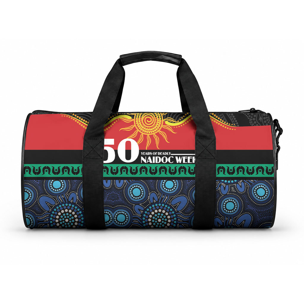 Australian Aboriginal Torres Strait Islanders Duffle Bag Together We Rise Together We Stay Deadly