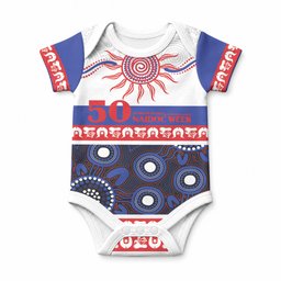 Knights NAIDOC Week Personalised Baby Onesie Aboriginal Torres Strait Islanders Vibe