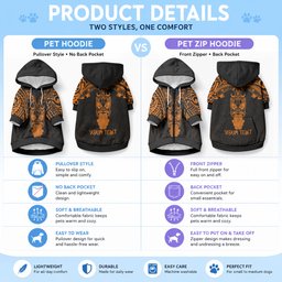 Personalised New Zealand Te Reo Maori Pet Hoodie Kia Kaha Maori Language Week Gold Style