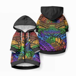 New Zealand LGBT Fern Heart Pet Hoodie Dont judge What You Dont Understand