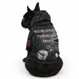 New Zealand Mother's Day Pet Hoodie Maori Hongi Aroha Ahau Ki A Koe Mama