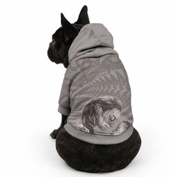 New Zealand Mother's Day Pet Hoodie Maori Mo Toku Mama Silver Fern