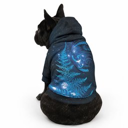New Zealand Matariki Pet Hoodie Blue Milky Way Stars Night Sky
