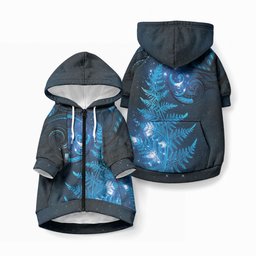 New Zealand Matariki Pet Hoodie Blue Milky Way Stars Night Sky