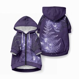 New Zealand Matariki Pet Hoodie Purple Milky Way Stars Night Sky