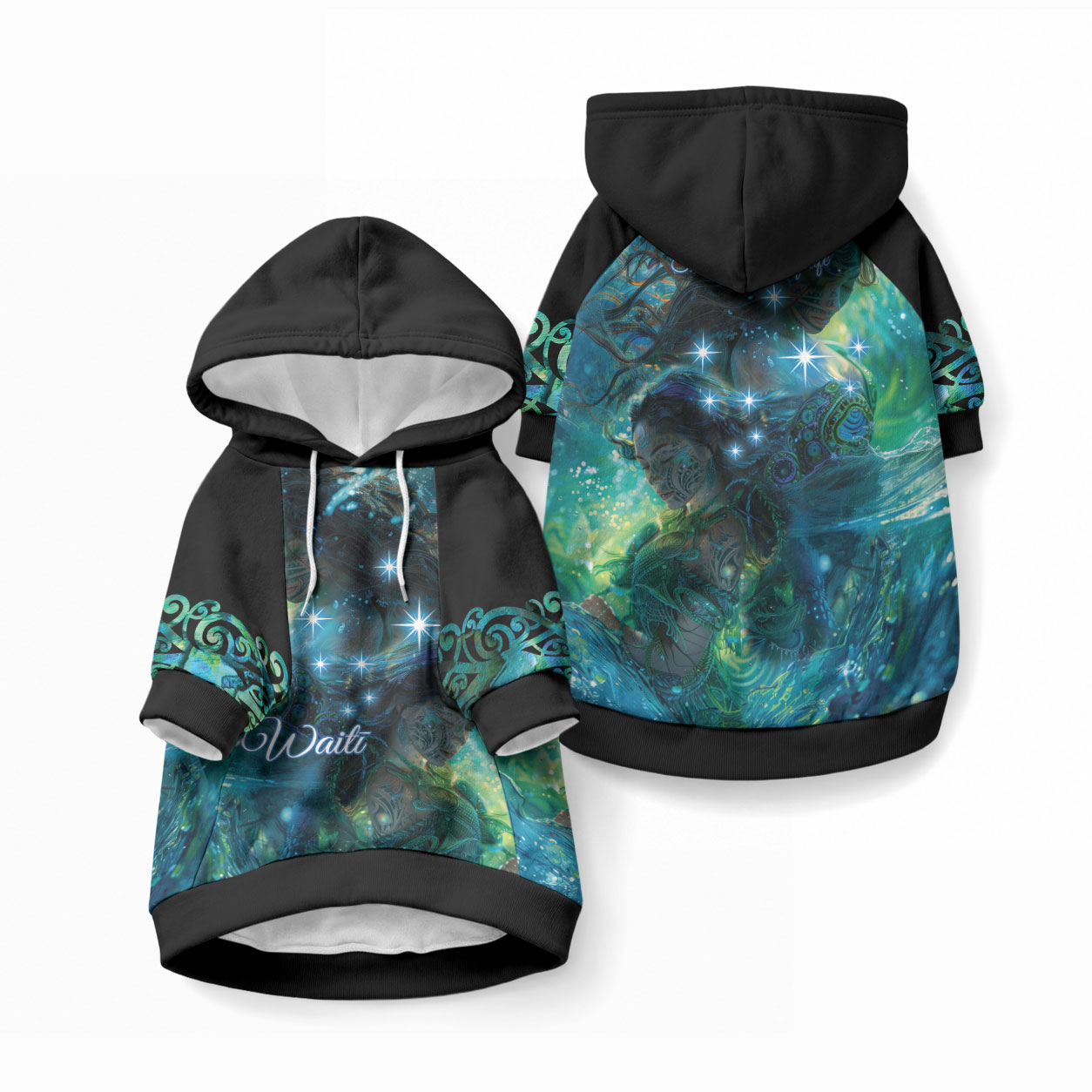 New Zealand Matariki Waiti Pet Hoodie The Beginnings Of Life