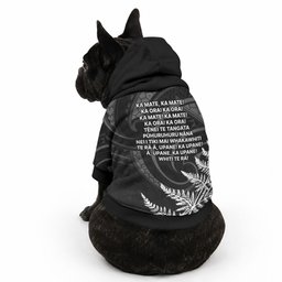 New Zealand Black Fern 7s Pet Hoodie History World Cup Sevens