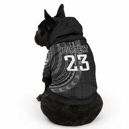 Custom Fiji New Zealand Maori Rugby Pet Hoodie Make History Together