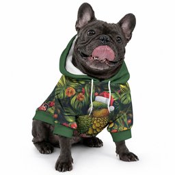 Meri Kirihimete Kakapo Pet Hoodie New Zealand Christmas with Tropical Vibe