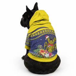 Monuina e Kilisimasi Niue Christmas Pet Hoodie Niuean Tribal Pattern