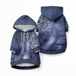 New Zealand Galaxy Fern Pet Hoodie