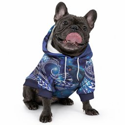 North Island Kokako and South Island Kokako Pet Hoodie New Zealand Native Bird with Galaxy Vibe
