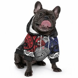 Aotearoa and Samoa Mo Te Tiriti Pet Hoodie Tangata Moana Stand with Tangata Whenua
