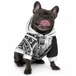 Koru Fern New Zealand Maori Tribal Warrior Pet Hoodie