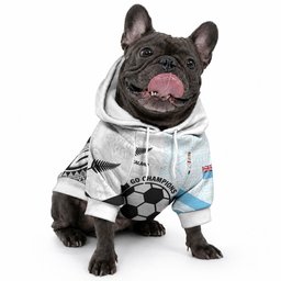 New Zealand-Fiji Football Custom Pet Hoodie Together Go Champions
