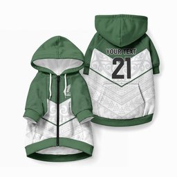 Custom New Zealand Maori Niho Taniwha Pet Hoodie