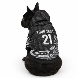 New Zealand Indigenous-Maori Rugby Custom Pet Hoodie