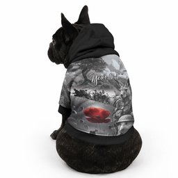 Black ANZAC Personalised The Battle of Lone Pine Pet Hoodie Kiwi-Kangaroo Soldier Lest We Forget