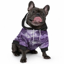 Purple ANZAC Personalised The Battle of Lone Pine Pet Hoodie Kiwi-Kangaroo Soldier Lest We Forget