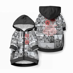 ANZAC Day Gallipoli Campaign Pet Hoodie To The End They Remain