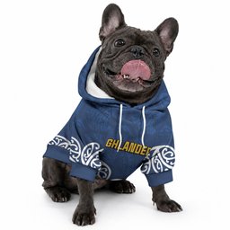 New Zealand Maori Rugby Pacific Custom Pet Hoodie Kahupeka Maori Kowhaiwhai Pattern