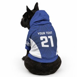 New Zealand Maori Rugby Pacific Custom Pet Hoodie Kahurangi Auckland All Blue