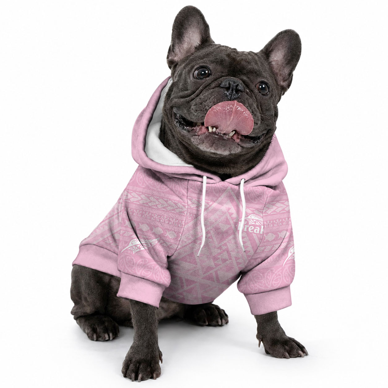 Custom New Zealand Basketball Indigenous Pet Hoodie