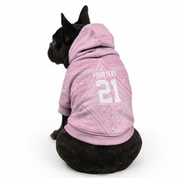 Custom New Zealand Basketball Indigenous Pet Hoodie