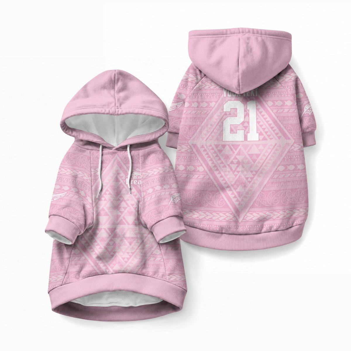 Custom New Zealand Basketball Indigenous Pet Hoodie