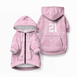 Custom New Zealand Basketball Indigenous Pet Hoodie