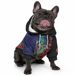 New Zealand Warriors ANZAC Personalised Pet Hoodie Lest We Forget Poppy Camo