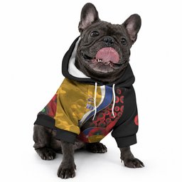 West Eagles ANZAC Personalised Pet Hoodie Lest We Forget Poppy Camo