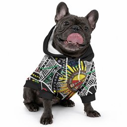 NAIDOC 50 Years of Deadly Personalised Pet Hoodie Aboriginal Dot Art