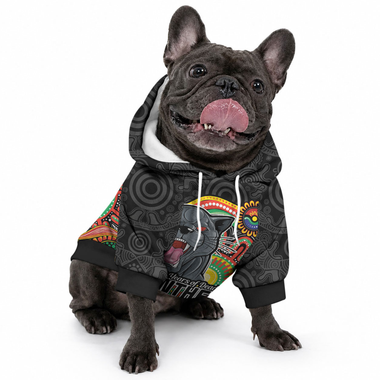 Custom Panthers Honouring First Nations Pet Hoodie NAIDOC 2026 Deadly 50 Years