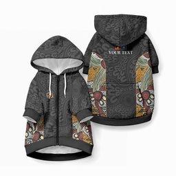 Personalised NAIDOC Deadly 50 Years Pet Hoodie Minimalist Aboriginal Art