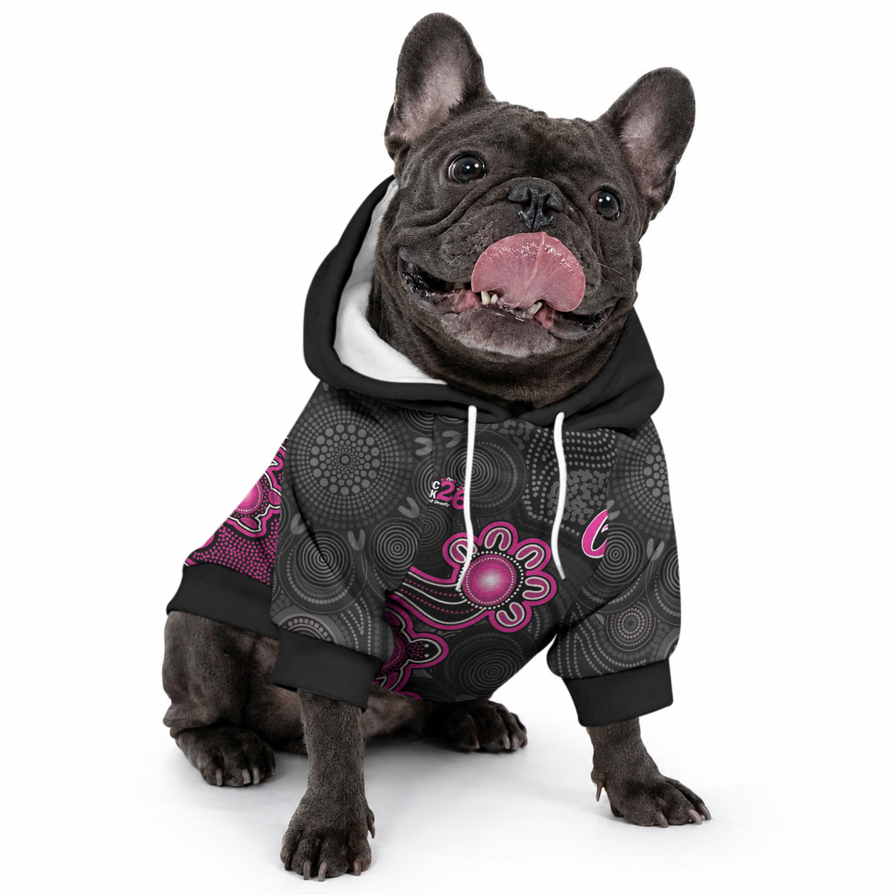 Personalised Sydney Sixers NAIDOC Week 2026 Pet Hoodie Sea Turtles Aboriginal Art