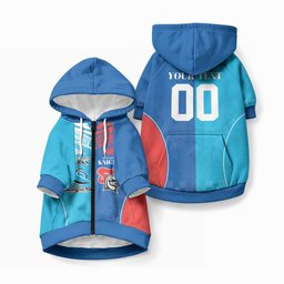 Custom Sharks and Knights Together Pet Hoodie Sporty Style