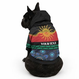 Personalised Australian Aboriginal Torres Strait Islanders Pet Hoodie Together We Rise Together We Stay Deadly