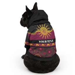 Broncos NAIDOC Week Personalised Pet Hoodie Aboriginal Torres Strait Islanders Vibe