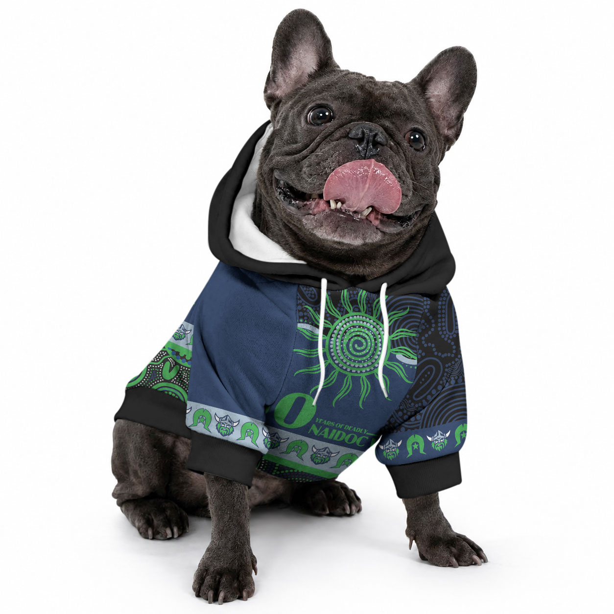 Raiders NAIDOC Week Personalised Pet Hoodie Aboriginal Torres Strait Islanders Vibe