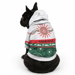 Rabbitohs NAIDOC Week Personalised Pet Hoodie Aboriginal Torres Strait Islanders Vibe