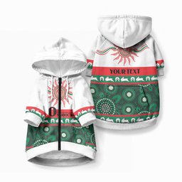 Rabbitohs NAIDOC Week Personalised Pet Hoodie Aboriginal Torres Strait Islanders Vibe