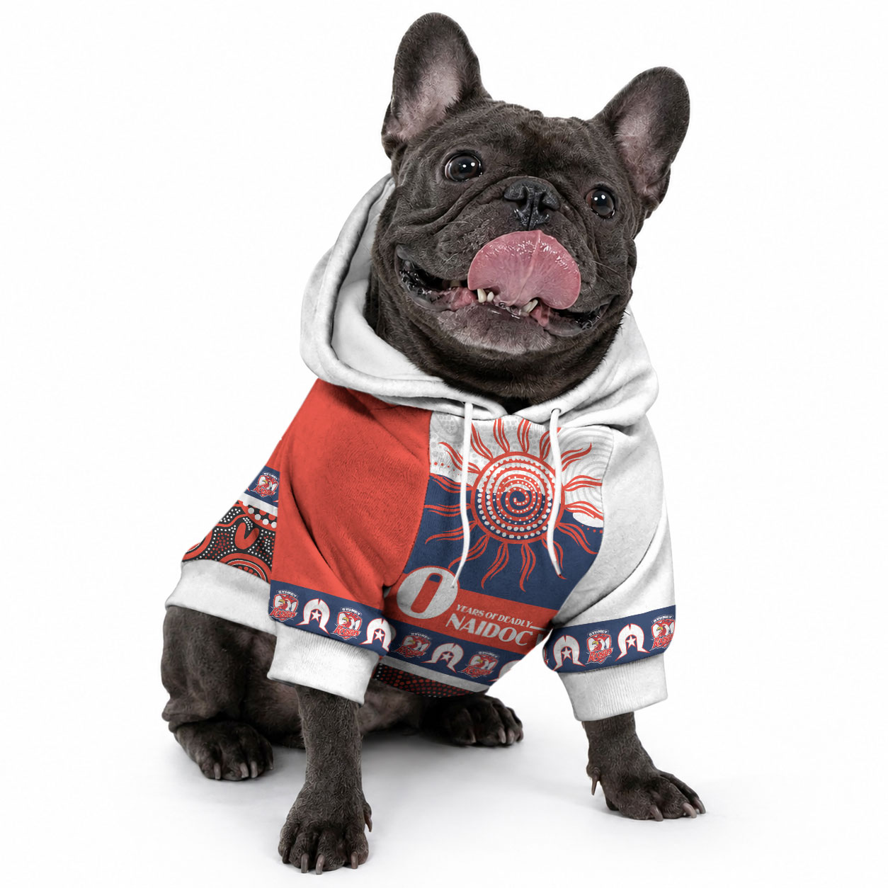 Roosters NAIDOC Week Personalised Pet Hoodie Aboriginal Torres Strait Islanders Vibe