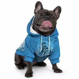 Aboriginal Ocean Whale Pet Hoodie Dot Art Dreamtime Tree of Life