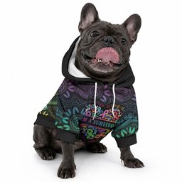 Australia Cancer Survivor Personalised Pet Hoodie I’m A Survivor Ribbon Heart