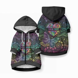 Australia Cancer Survivor Personalised Pet Hoodie I’m A Survivor Ribbon Heart