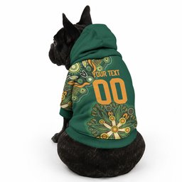 Australia Rugby National Heritage Custom Pet Hoodie Indigenous Aboriginal Dot Art