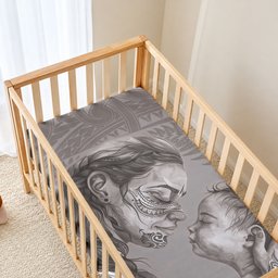 New Zealand Mother's Day Baby Bed Cover Maori Mo Toku Mama Silver Fern