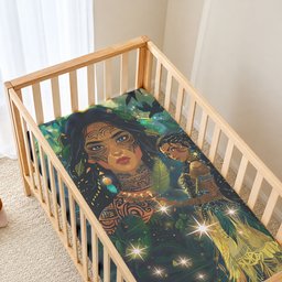 New Zealand Matariki Baby Bed Cover Rongoā Māori Wellbeing and Good Luck